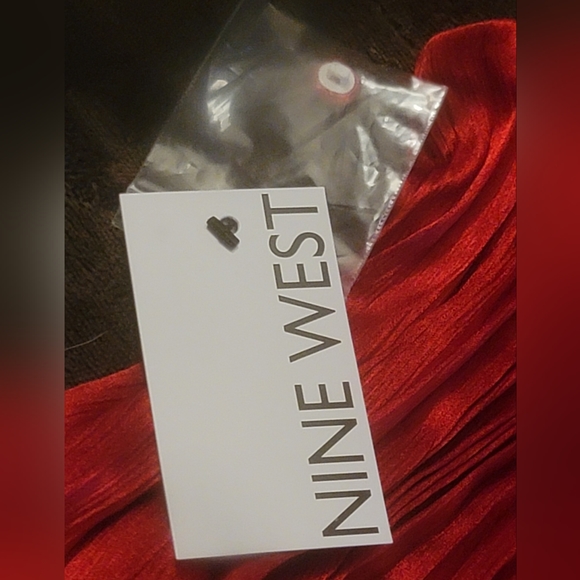 Nine West Rich Red Sleeveless Blouse - Picture 8 of 8